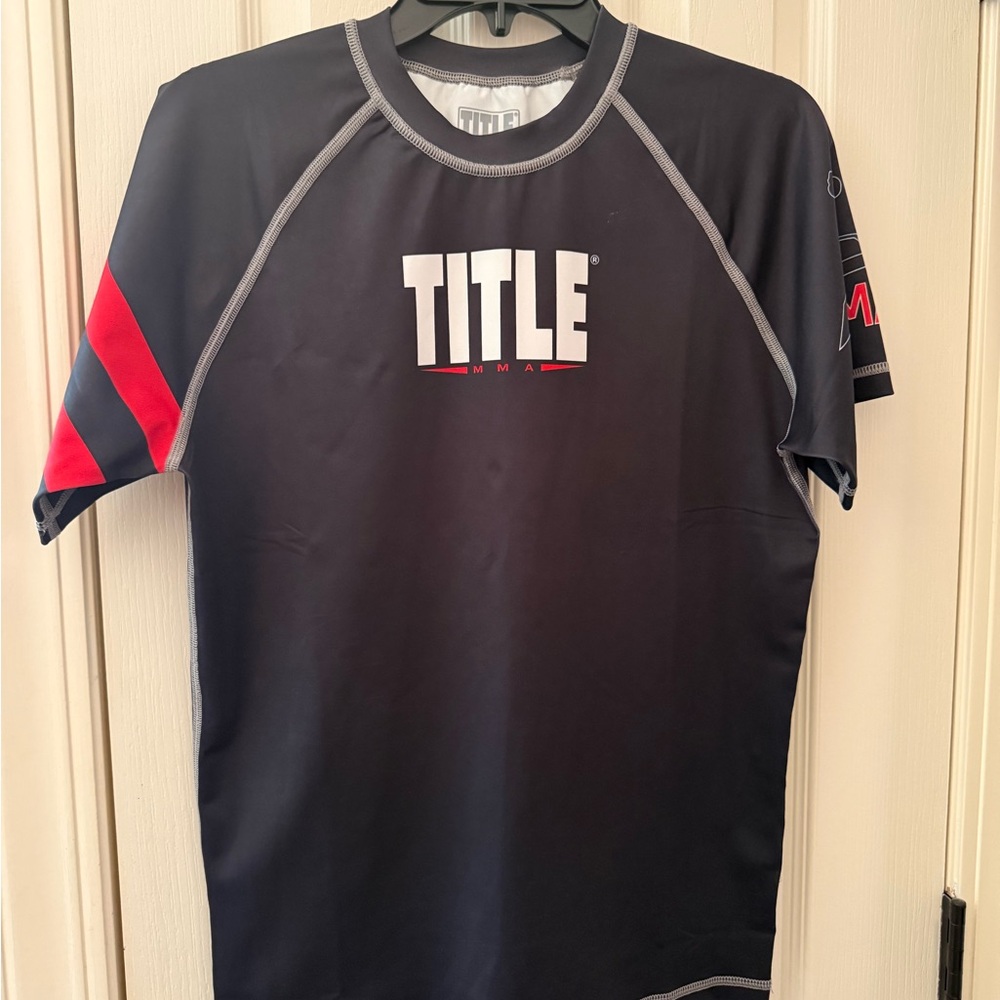 Title Black and Red Men's Shirt